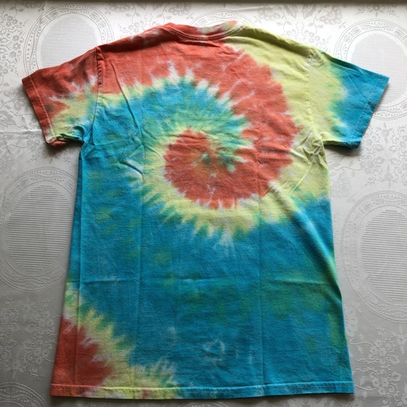 Nickelodeon Spongebob Square Pants Vintage Tie-Dye T-Shirt Women’s Size XS Tee - Picture 8 of 16